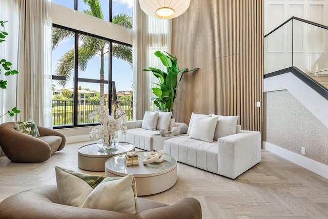 17709 Circle Pond Ct, Boca Raton, FL 33496 - living room with plenty of natural light and baseboards