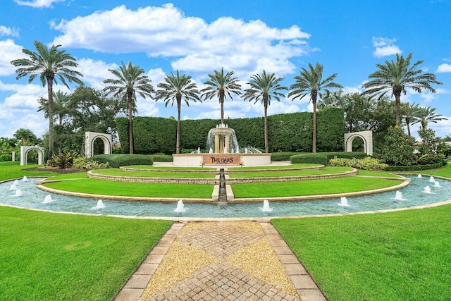 17709 Circle Pond Ct, Boca Raton, FL 33496 - surrounding community with a lawn