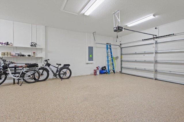 8369 Paladin Sq, Vero Beach, FL 32967 - garage with electric panel and a garage door opener