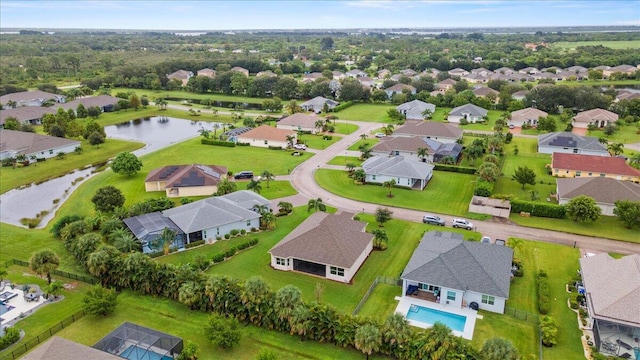 8369 Paladin Sq, Vero Beach, FL 32967 - aerial perspective of suburban area with a nearby body of water