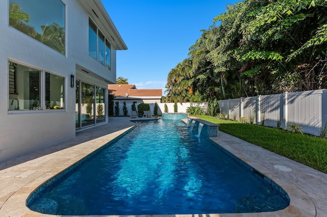 2646 NW 49th St, Boca Raton, FL 33434 - view of swimming pool featuring a fenced backyard and a patio