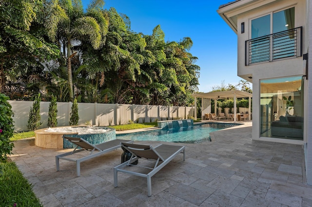 2646 NW 49th St, Boca Raton, FL 33434 - view of pool with a fenced backyard and a patio