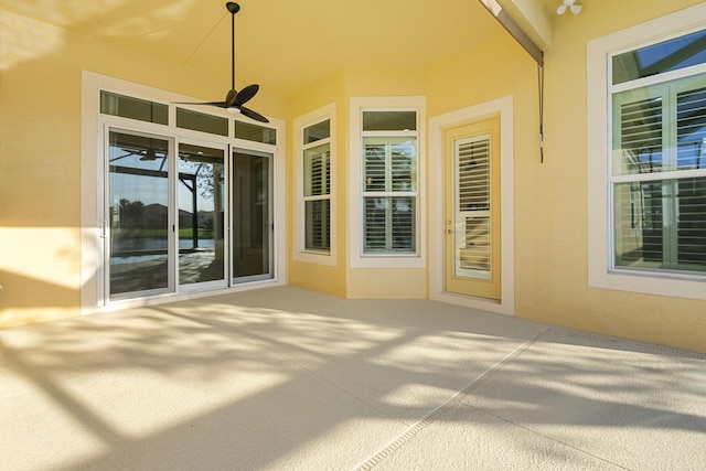 17009 SW Sapri Way, Port Saint Lucie, FL 34986 - view of patio with a ceiling fan