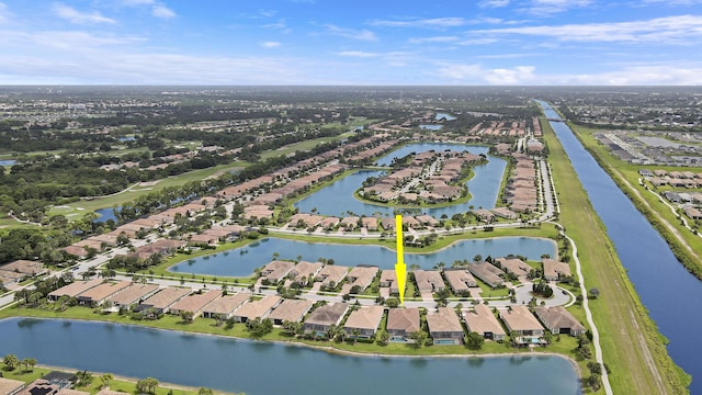 17009 SW Sapri Way, Port Saint Lucie, FL 34986 - aerial overview of property's location with nearby suburban area and a nearby body of water