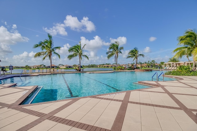 17009 SW Sapri Way, Port Saint Lucie, FL 34986 - community pool featuring a patio area