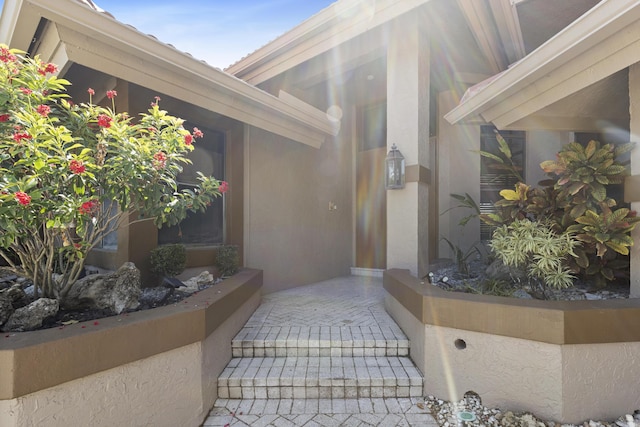 17902 Milburn Way, Boca Raton, FL 33498 - view of exterior entry featuring stucco siding