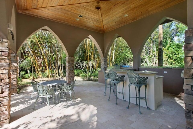 view of patio