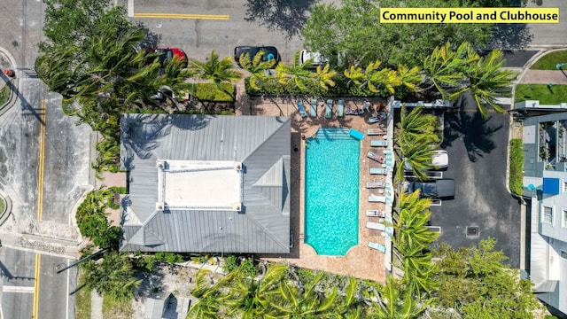 255 NE 3rd Ave Unit 2-516, Delray Beach, FL 33444 - bird's eye view of a pool area