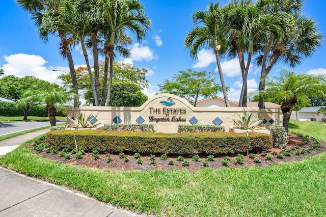1 Danby Pl, Boynton Beach, FL 33426 - view of community / neighborhood sign