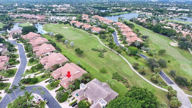 5845 NW 24th Ave Unit 1103, Boca Raton, FL 33496 - aerial overview of property's location featuring a nearby body of water and nearby suburban area