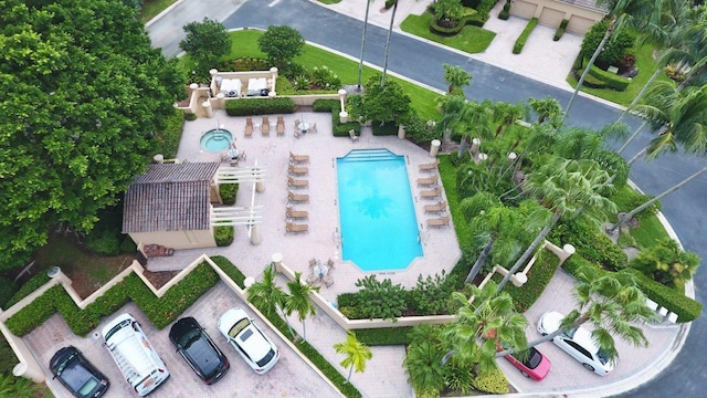 5845 NW 24th Ave Unit 1103, Boca Raton, FL 33496 - drone / aerial view of a pool area