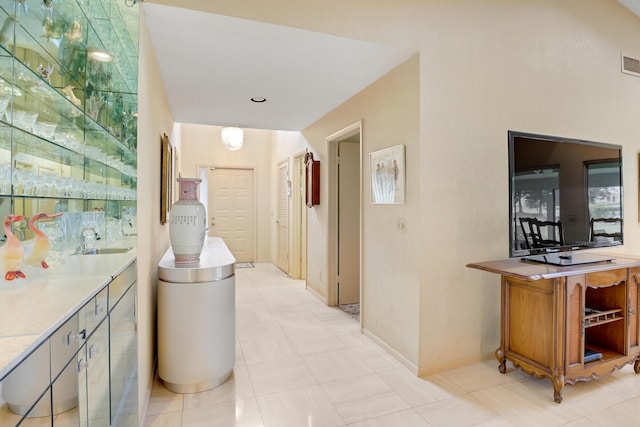4721 Fountains Dr S, Lake Worth, FL 33467 - bar area with a sink and baseboards