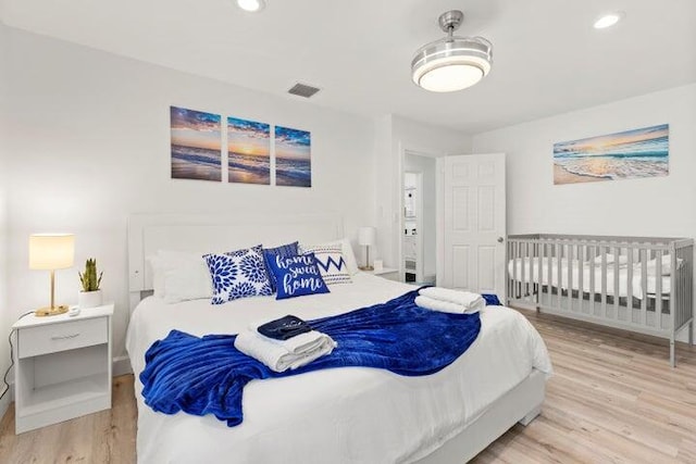 921 SE 13th Ct, Deerfield Beach, FL 33441 - bedroom with wood finished floors, recessed lighting, and baseboards
