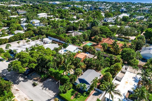 341 NE 7th Ave, Delray Beach, FL 33483 - aerial view of property and surrounding area with nearby suburban area