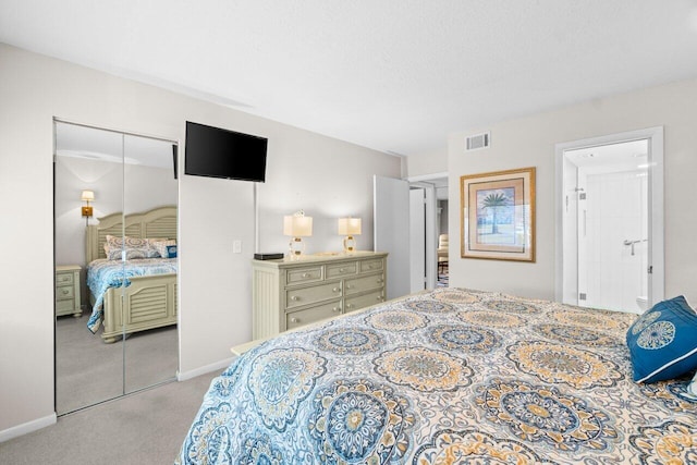 234 Pine Hov Cir Unit B-1, Greenacres, FL 33463 - carpeted bedroom featuring a closet and baseboards