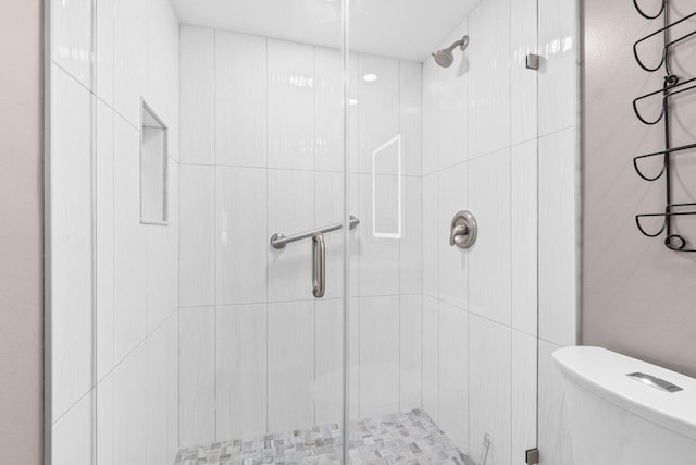 234 Pine Hov Cir Unit B-1, Greenacres, FL 33463 - bathroom featuring a stall shower and toilet