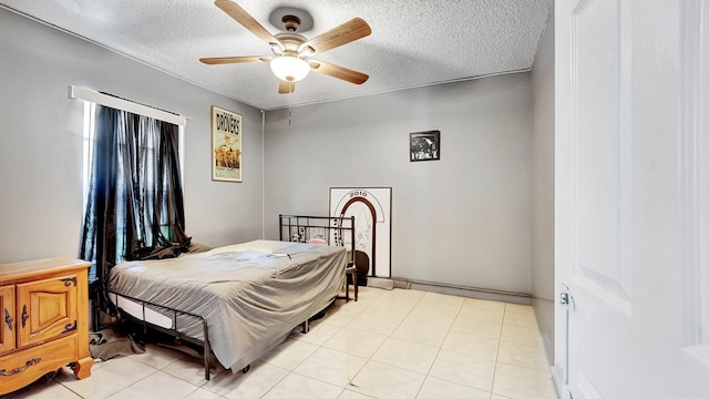 339 NW 5th Ave, Delray Beach, FL 33444 - bedroom featuring a textured ceiling and ceiling fan