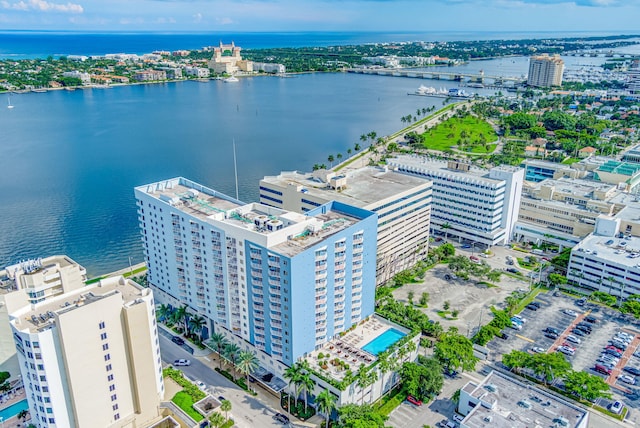 1551 N Flagler Dr Unit 804, West Palm Beach, FL 33401 - view of urban area with a large body of water