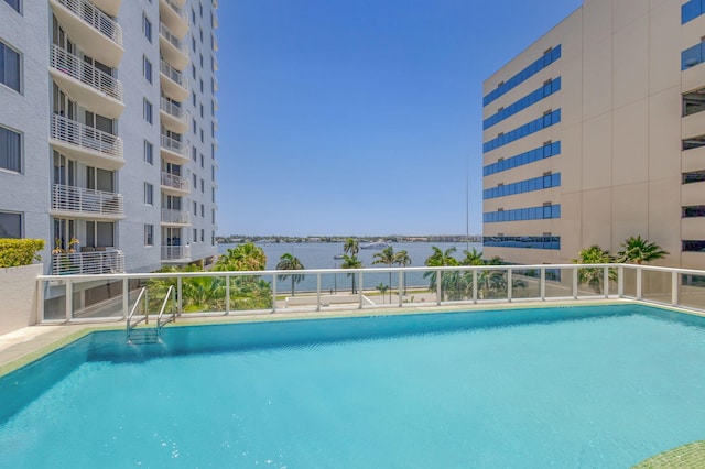 1551 N Flagler Dr Unit 804, West Palm Beach, FL 33401 - community pool with a water view