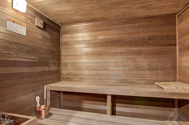 1551 N Flagler Dr Unit 804, West Palm Beach, FL 33401 - sauna / steam room with wooden walls and wood ceiling