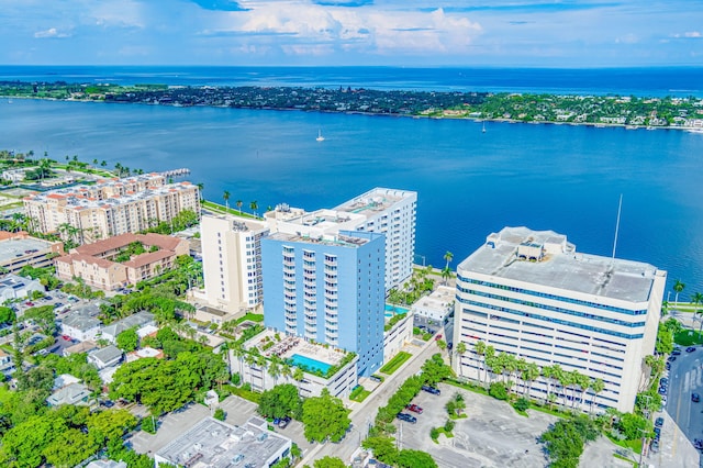 1551 N Flagler Dr Unit 804, West Palm Beach, FL 33401 - drone / aerial view of a nearby body of water
