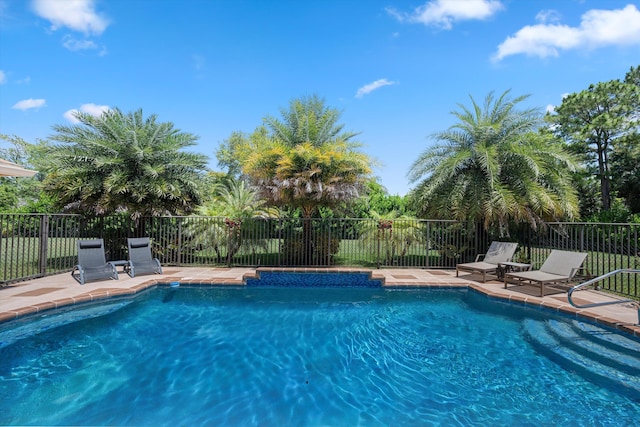 17315 Orange Blvd, Loxahatchee, FL 33470 - view of pool featuring fence and a patio