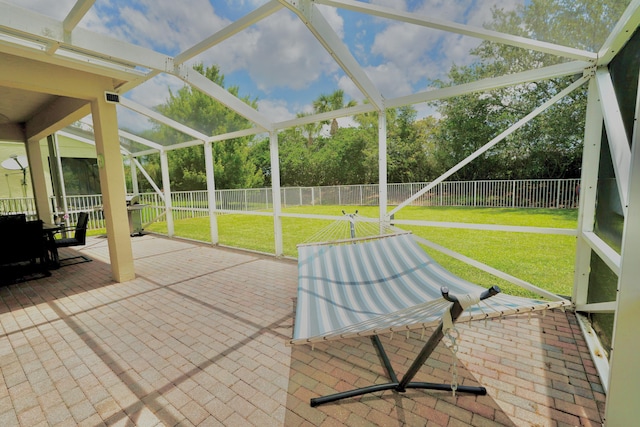 11296 SW Barton Way, Port Saint Lucie, FL 34987 - view of unfurnished sunroom