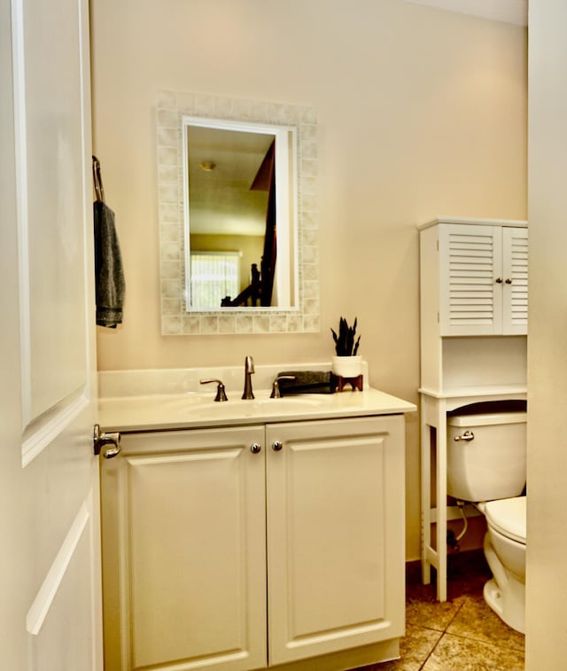 11296 SW Barton Way, Port Saint Lucie, FL 34987 - bathroom with vanity and tile patterned flooring
