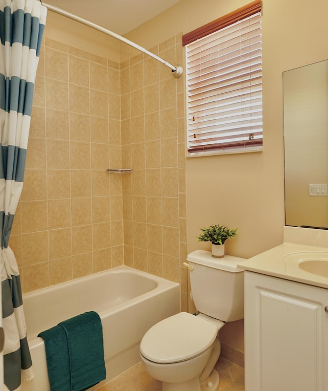 11296 SW Barton Way, Port Saint Lucie, FL 34987 - full bath featuring shower / tub combo, vanity, and tile patterned floors