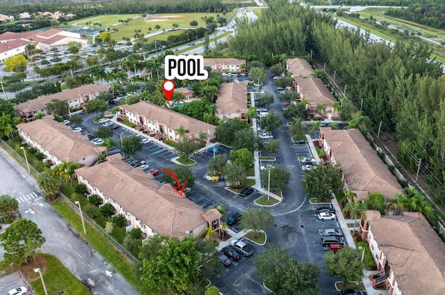 view of property location featuring nearby suburban area