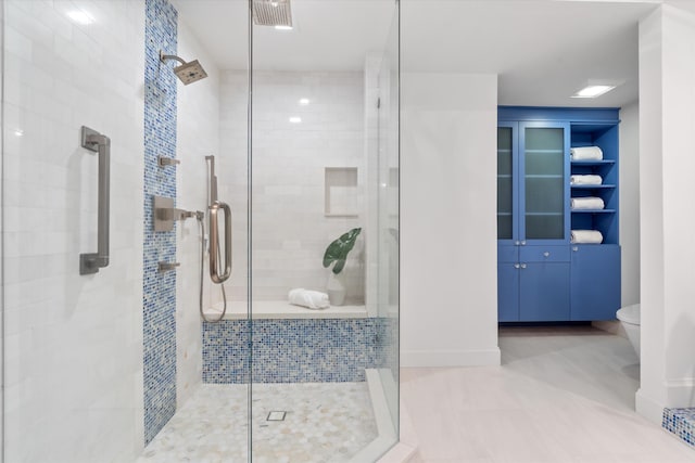 500 SE Mizner Blvd Unit A202, Boca Raton, FL 33432 - bathroom with toilet and a shower stall