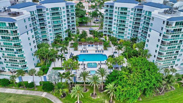 500 SE Mizner Blvd Unit A202, Boca Raton, FL 33432 - bird's eye view of apartment complex