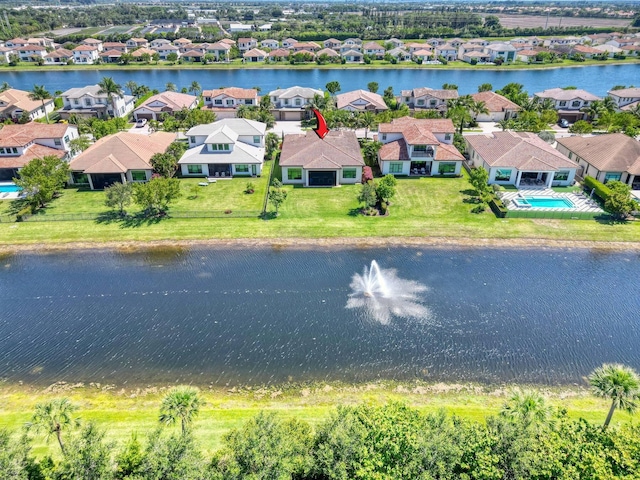 9219 Grand Prix Ln, Boynton Beach, FL 33472 - aerial perspective of suburban area featuring a nearby body of water