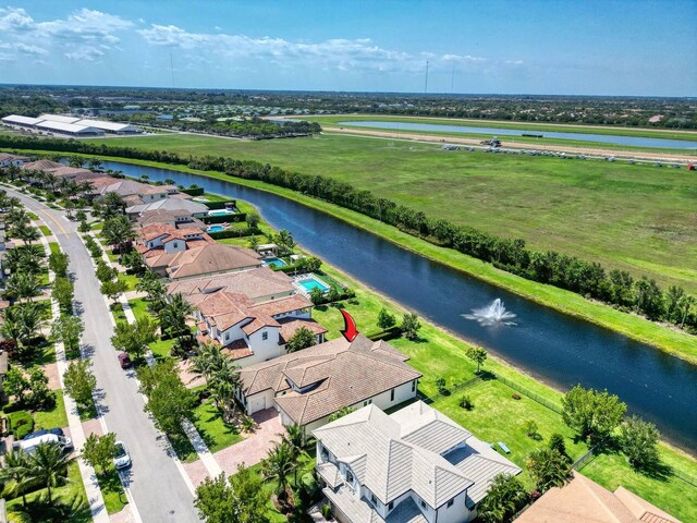 9219 Grand Prix Ln, Boynton Beach, FL 33472 - aerial perspective of suburban area featuring a large body of water