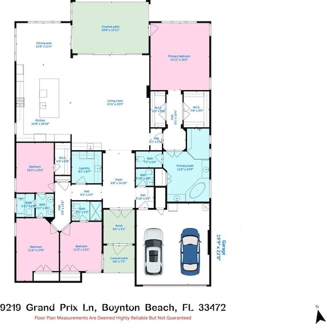 9219 Grand Prix Ln, Boynton Beach, FL 33472 - home floor plan