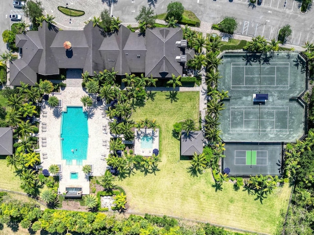 9219 Grand Prix Ln, Boynton Beach, FL 33472 - aerial view of a pool area
