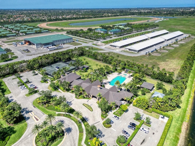 9219 Grand Prix Ln, Boynton Beach, FL 33472 - aerial overview of property's location featuring a nearby body of water and a pool