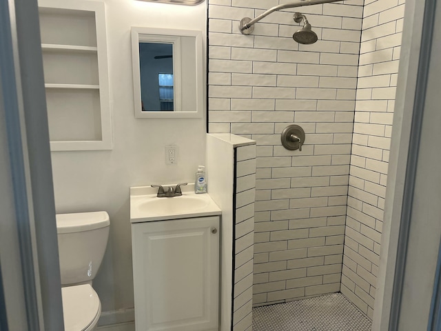 132 E Central Blvd, Lantana, FL 33462 - bathroom with toilet, a shower stall, and vanity