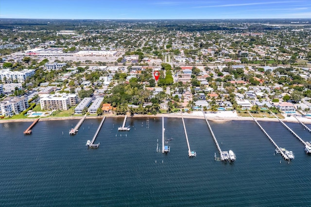 132 E Central Blvd, Lantana, FL 33462 - drone / aerial view of a nearby body of water