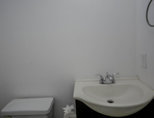 134 Southampton Unit B, West Palm Beach, FL 33417 - bathroom with toilet and vanity
