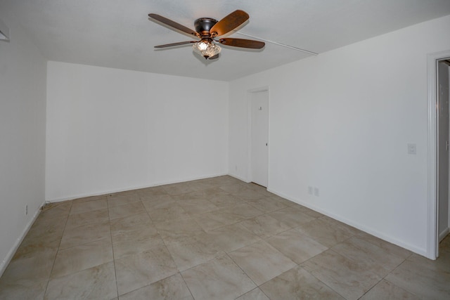 134 Southampton Unit B, West Palm Beach, FL 33417 - unfurnished room featuring ceiling fan