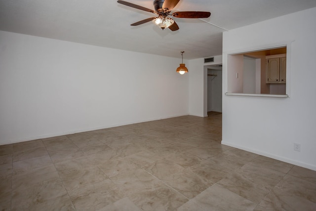 134 Southampton Unit B, West Palm Beach, FL 33417 - unfurnished room featuring a ceiling fan