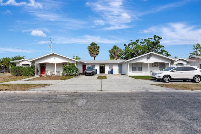 6528/6530 12th St W, Bradenton, FL 34207 - ranch-style home with driveway and stucco siding