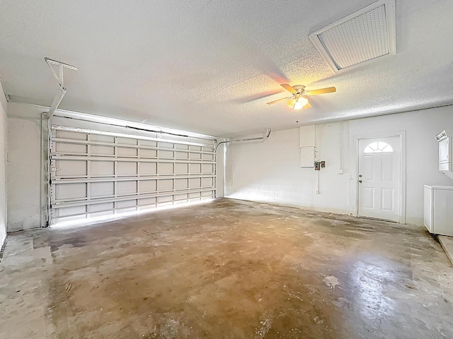 5701 Autumn Ridge Rd, Lake Worth, FL 33463 - garage featuring ceiling fan and washer / dryer