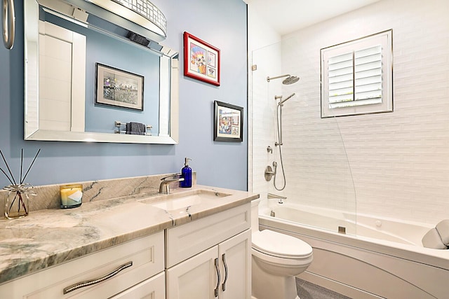 311 SE 11th St, Pompano Beach, FL 33060 - full bath with toilet, vanity, and tub / shower combination