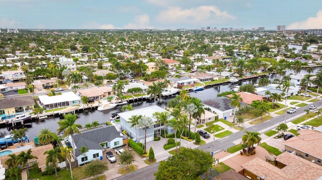 311 SE 11th St, Pompano Beach, FL 33060 - aerial perspective of suburban area with a large body of water