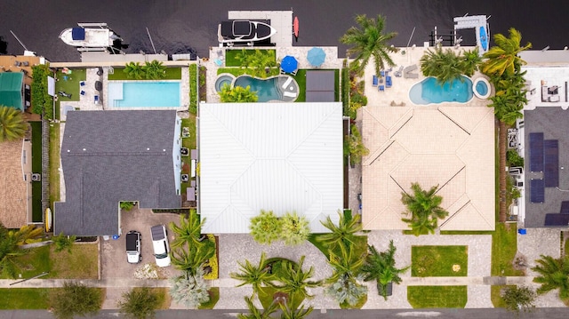 311 SE 11th St, Pompano Beach, FL 33060 - aerial view of a pool area