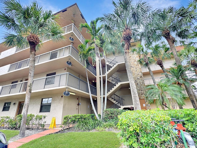4960 E Sabal Palm Blvd Unit 206, Tamarac, FL 33319 - view of apartment building / complex with stairs