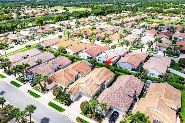 7338 Chorale Rd, Boynton Beach, FL 33437 - aerial perspective of suburban area