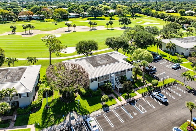 6 Stratford Dr E Unit D, Boynton Beach, FL 33436 - drone / aerial view of a golf club and a tree filled landscape